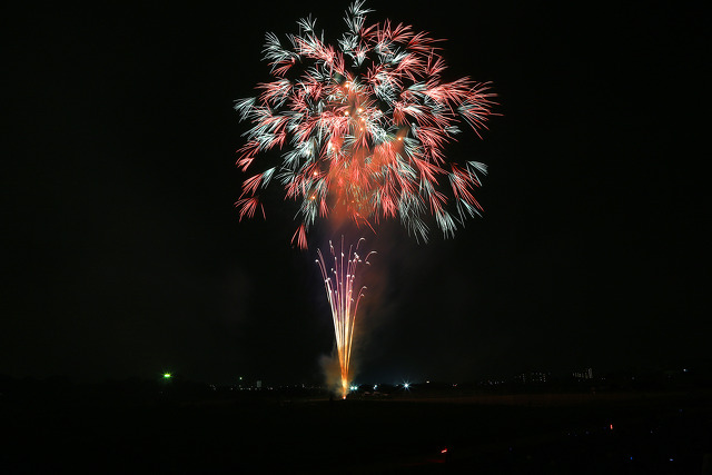 愛知県西枇杷島町花火2013