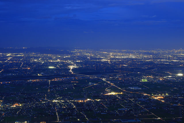 岐阜県池田山からの夜景2