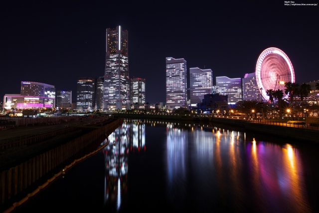 横浜の夜