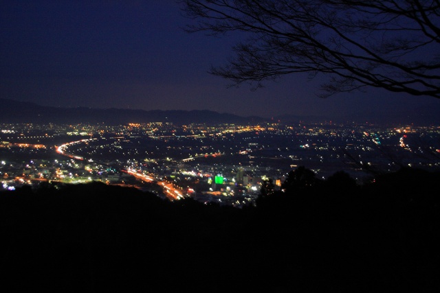 早朝の高良山