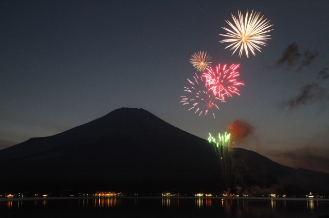 富士山&花火