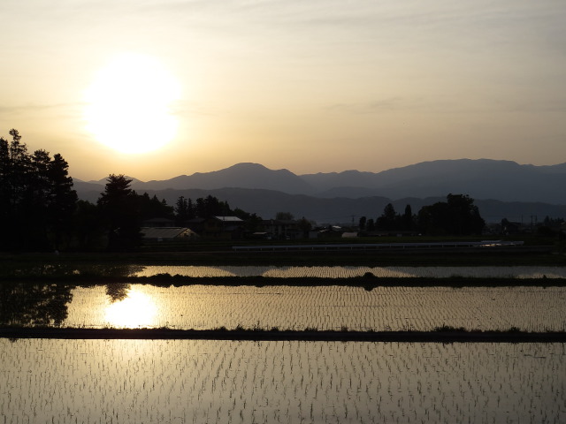 朝の安曇野