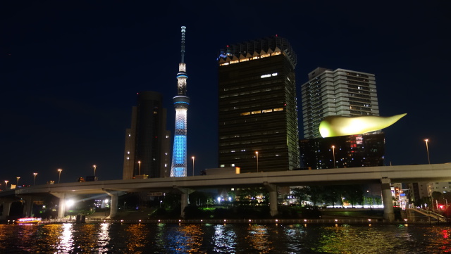 吾妻橋からの夜景