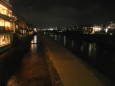 夜のみそそぎ川と鴨川