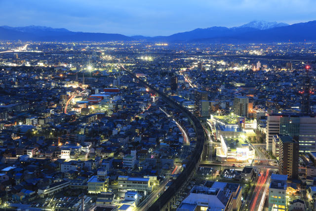 岐阜シティタワーから見る夜景