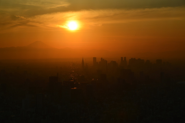 スカイツリーからの富士山