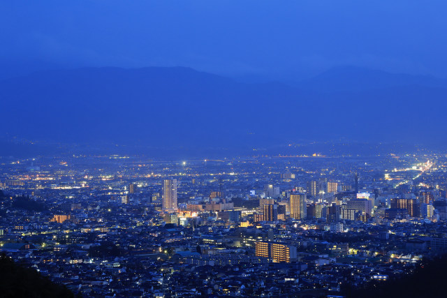 甲府の夜景