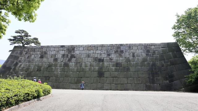 江戸城 天守台 裏側