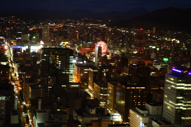 札幌市街の夜景