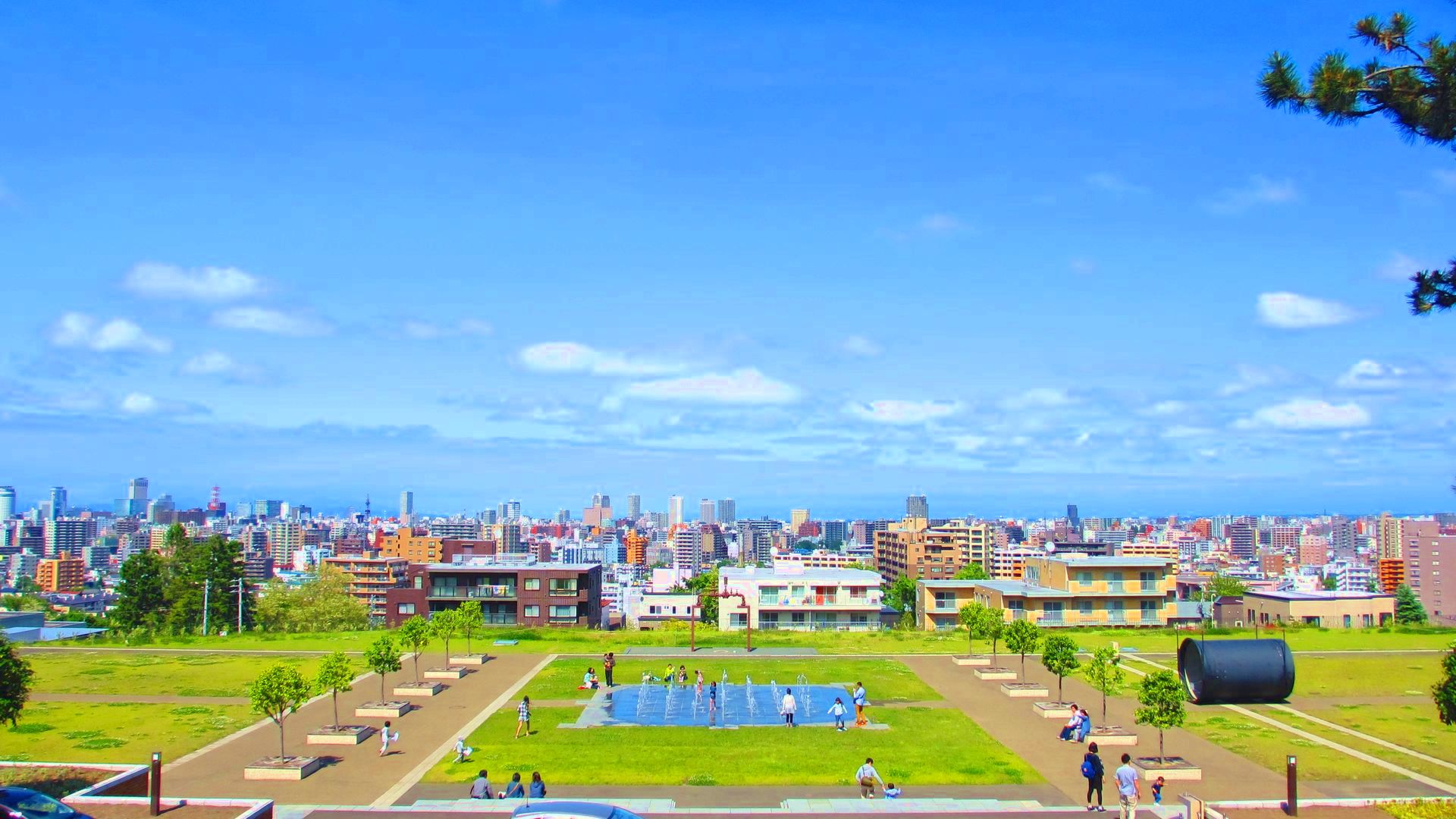 都市 街 室内 夏の札幌 心和む風景 壁紙19x1080 壁紙館