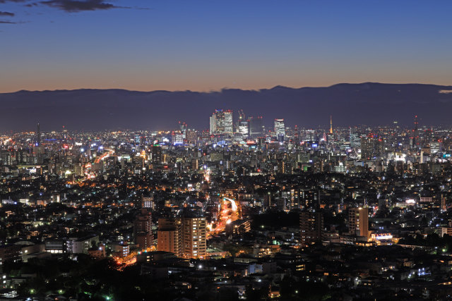 秋の名古屋の夜景