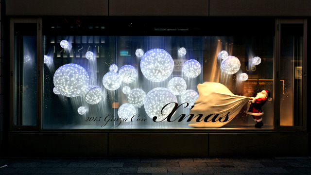 銀座のShow Window X'mas 