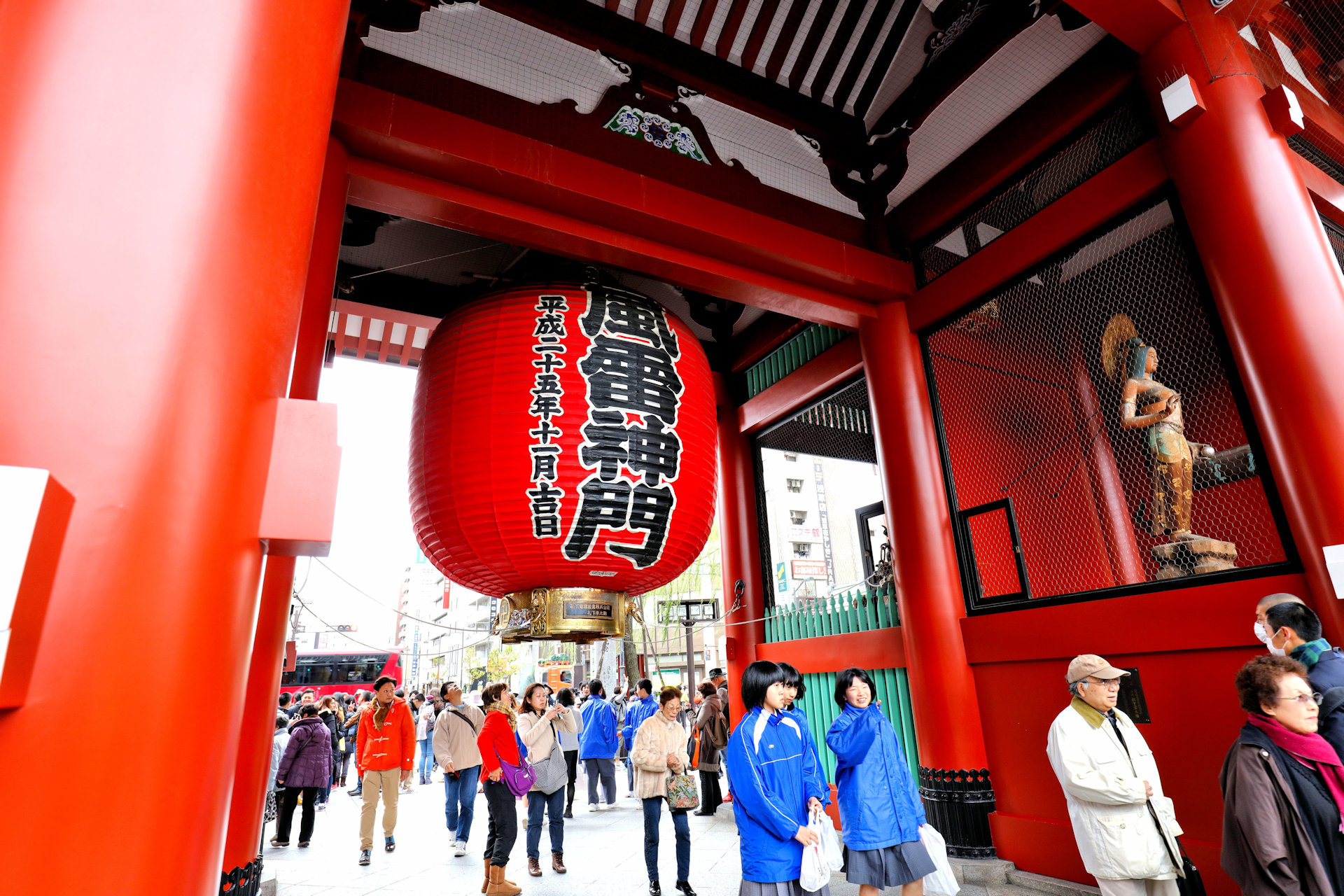 都市 街 室内 雷門の裏 風雷神門 壁紙19x1280 壁紙館