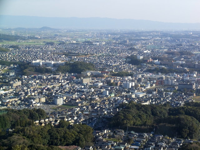 大宰府岩屋城址から