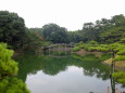 栗林公園の南湖と偃月橋