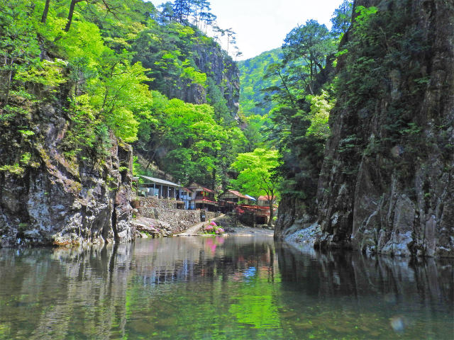 春の三段峡8/黒淵2