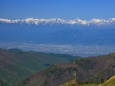 春の後立山連峰