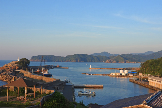 夕暮れの山陰海岸3/田後港