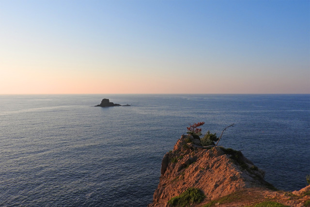 夕暮れの山陰海岸4