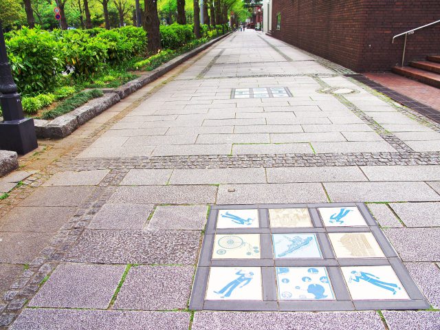 横浜の歩道