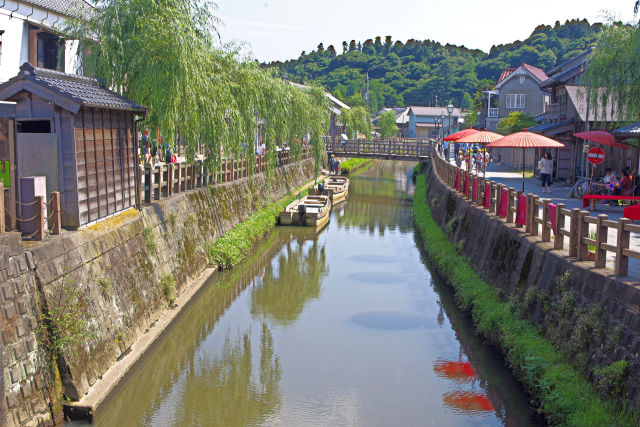 佐原・小野川沿いの風景