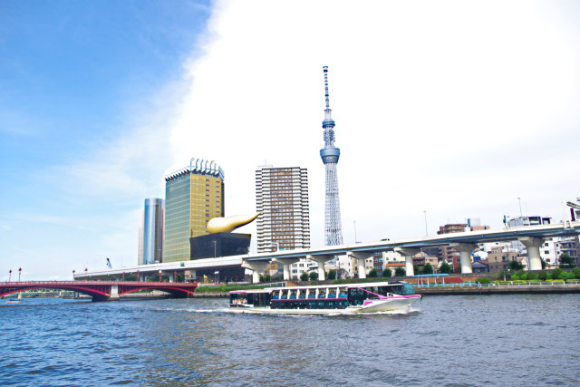 隅田川夏景色・浅草から