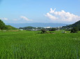 梅雨晴れの風景と面白い雲