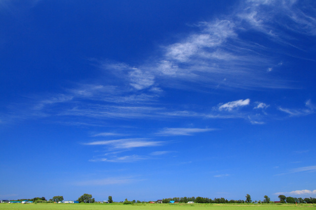 石狩の夏空