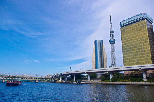 夏の隅田川