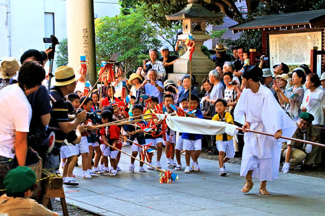 王子神社田楽舞 七度半