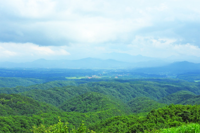 鬼女台から望む蒜山高原-夏