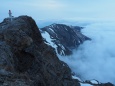 朝の白馬岳山頂