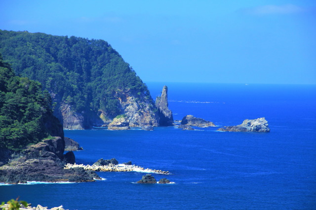 三陸の海