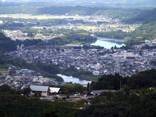 木曽川の街