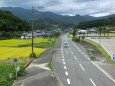 古湯温泉へ続く道