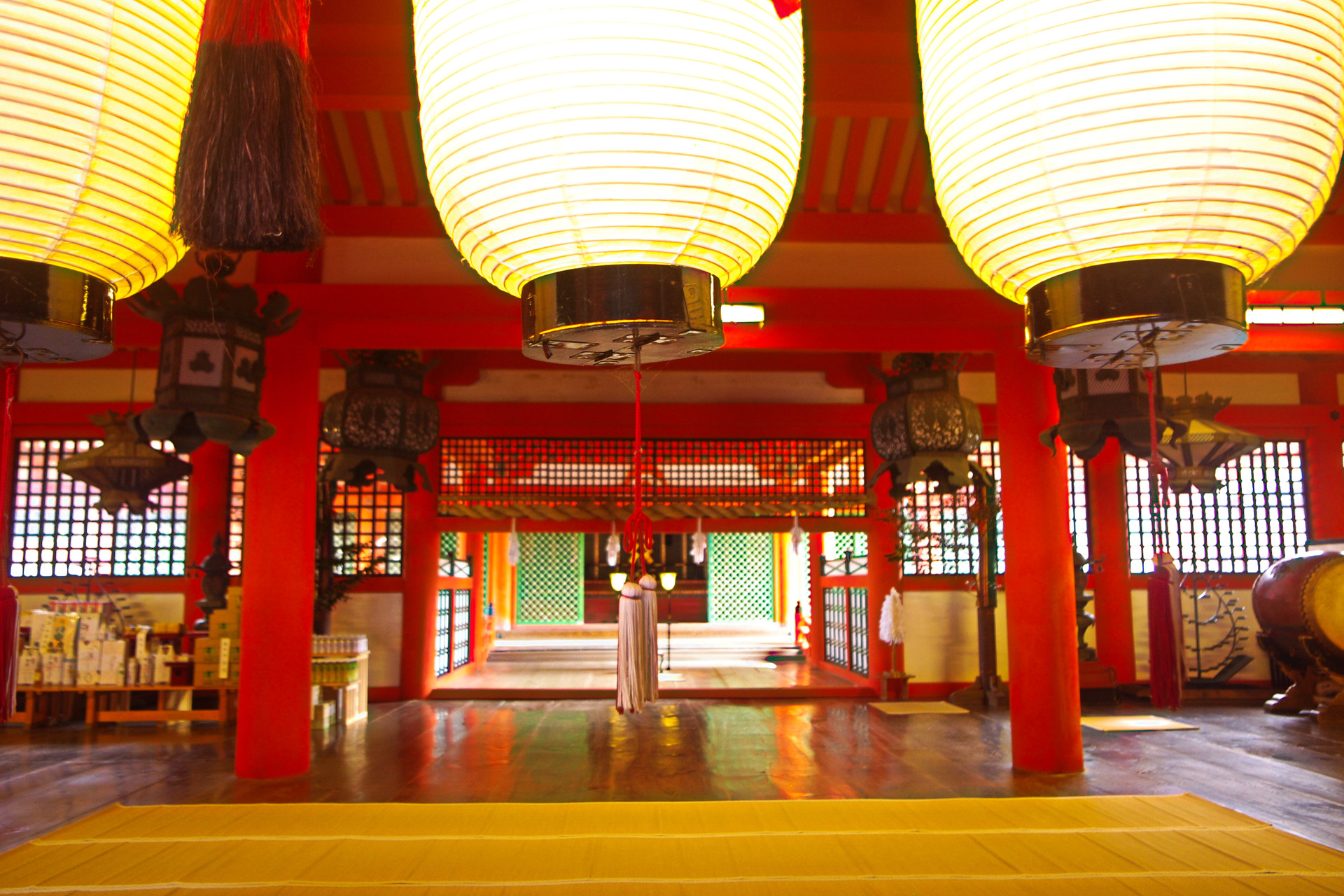 日本の風景 厳島神社 本殿 壁紙19x1280 壁紙館