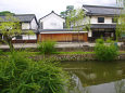 倉敷美観地区・倉敷川沿いの風景