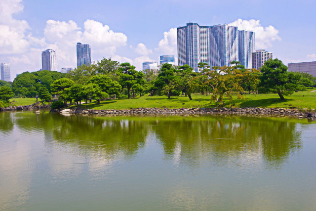 初秋の浜離宮恩賜庭園