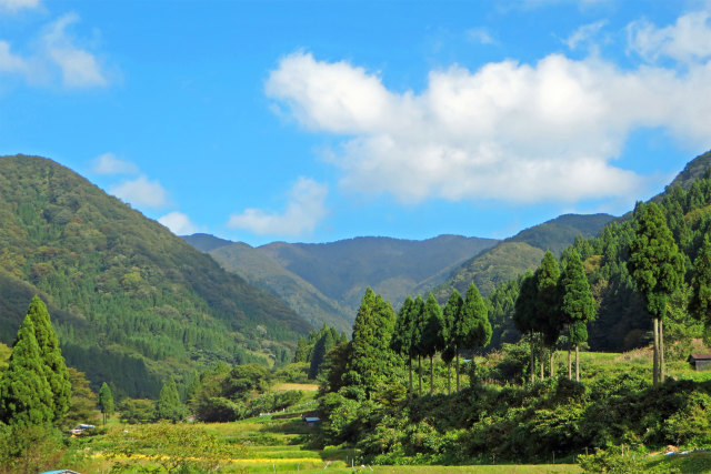 初秋の山里