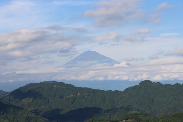 雨上がりの富士山