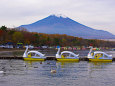 秋の富士山・山中湖から