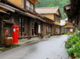 雨の石見銀山へ