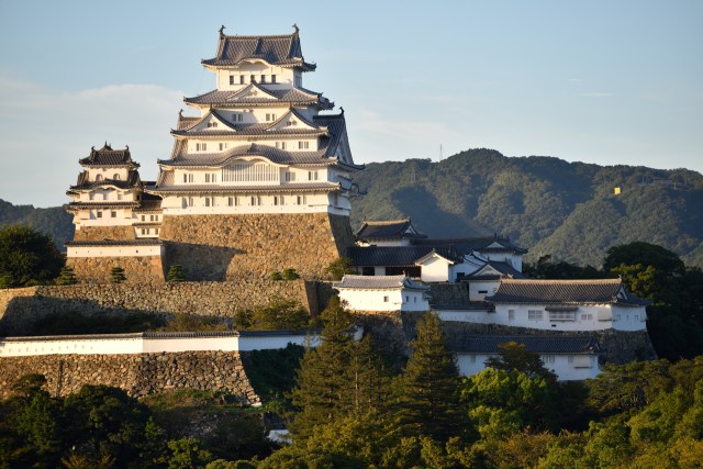 夕刻の姫路城