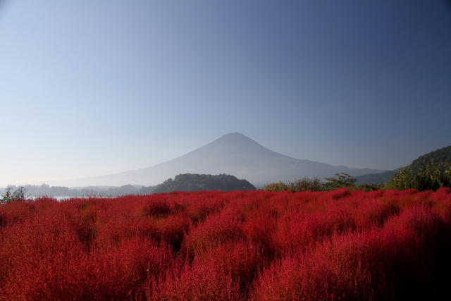 秋の富士山