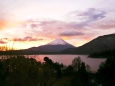 夜明けの富士山