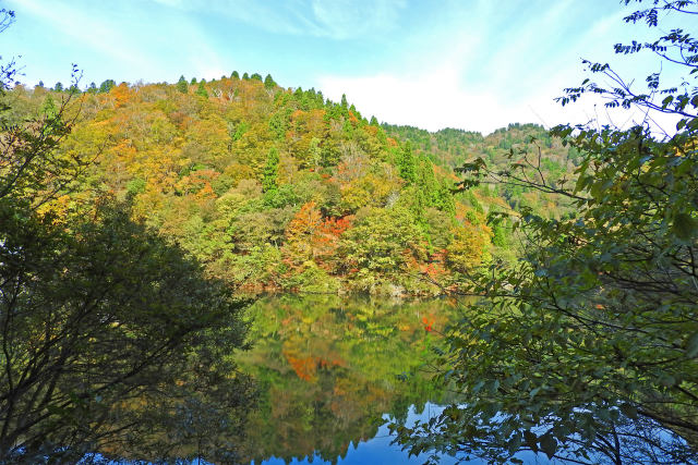 紅葉の三滝ダム5