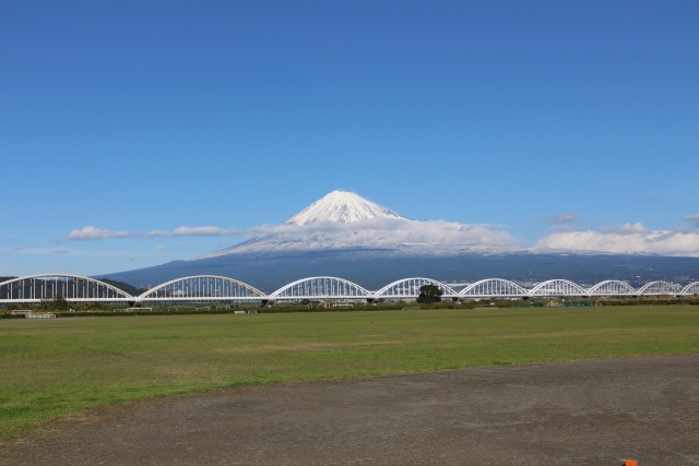 運動公園から見る富士山