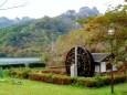 自然公園の水車