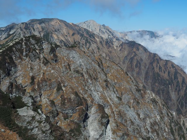 白馬岳を望む