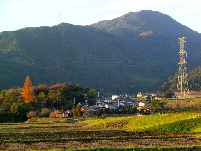 里の夕暮れ